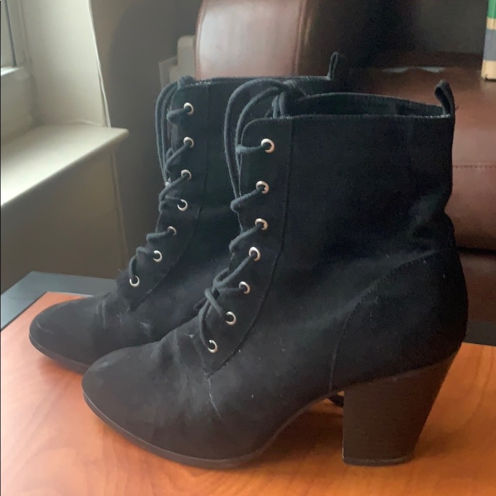 JustFab heeled Booties.